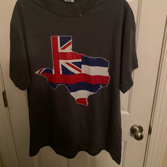 Patriotic Mens Texas Flag USA American Pride Cotton TShirt  XL NEW w/o tags gift - Picture 1 of 3